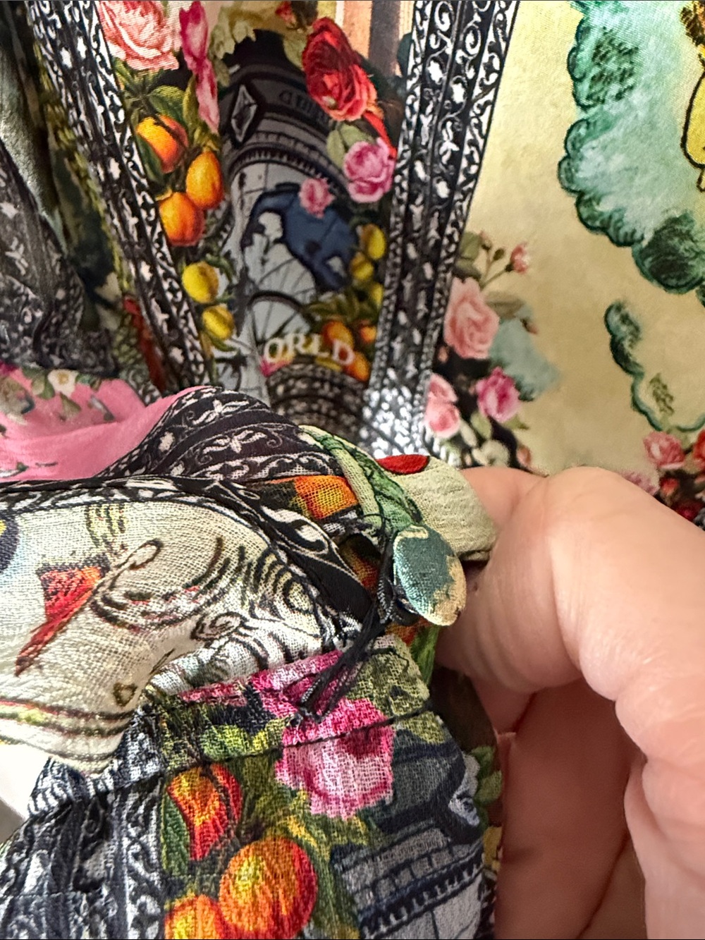 Alice + Olivia Wan Silk Blouse in Enchanted Tarot - Picture 14 of 14